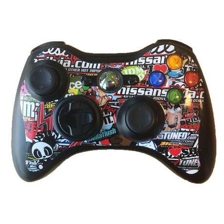 Controller Wireless  - Microsoft - Custom Sticker Bomb