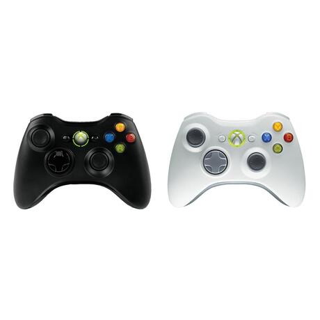 ★Extra korting★ Xbox 360 Controller Wireless - Zwart / Wit - Microsoft