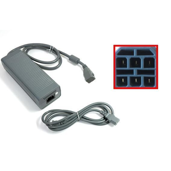 ondergronds draagbaar Frons Stroomkabel / Voedingsadapter Xbox 360 Arcade/Premium/Elite - 10-pins  Aansluiting - Microsoft (Xbox 360) | €24.99 | Goedkoop!